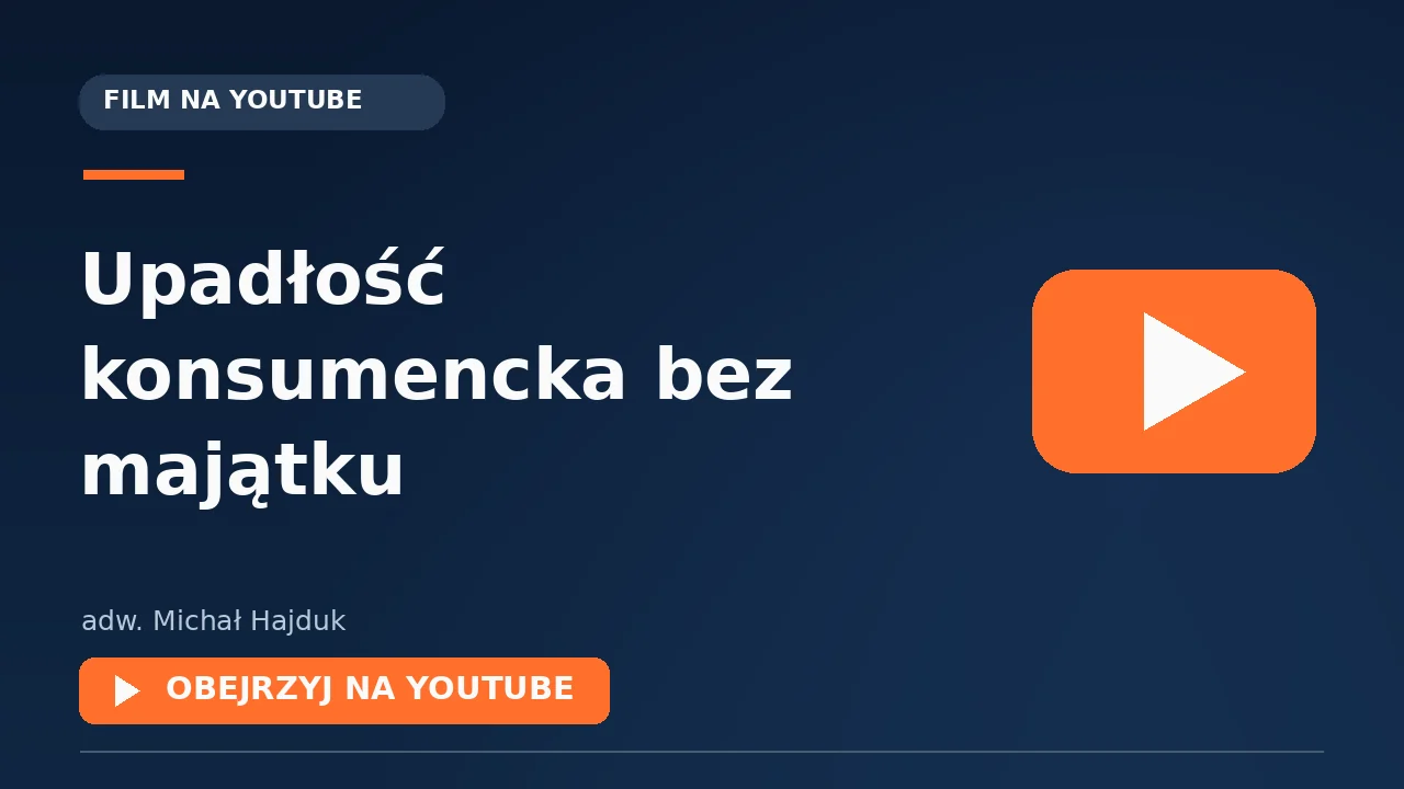 Miniatura filmu: Upadłość konsumencka bez majątku